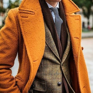 Comment porter une veste à carreaux quand il fait froid