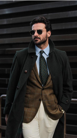Comment porter une veste à carreaux quand il fait froid