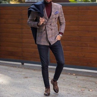 Comment porter une veste à carreaux quand il fait froid