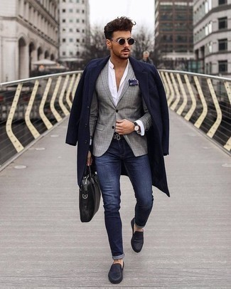 Comment porter une veste à carreaux quand il fait froid
