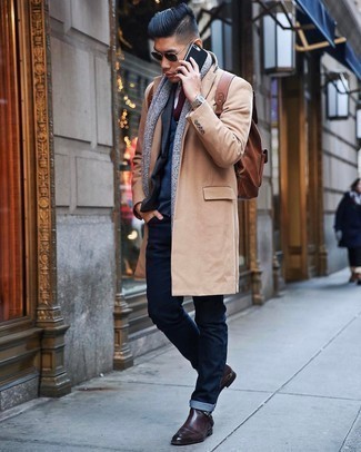 Comment porter une veste à carreaux quand il fait froid