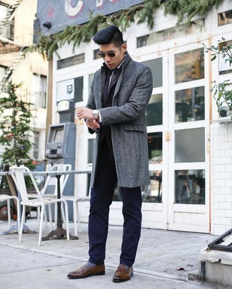 Comment porter une veste à carreaux quand il fait froid