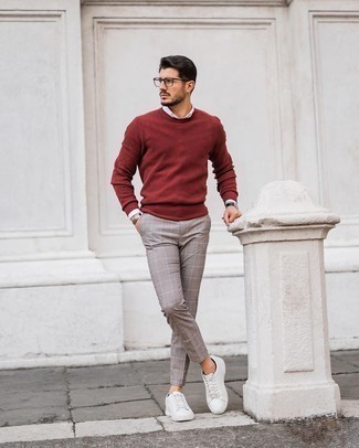 Comment porter un pantalon à carreaux au printemps