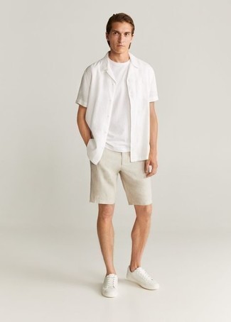 Chemise à manches courtes blanche Calvin Klein 205W39nyc