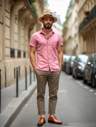 Pantalon chino marron clair Tom Ford