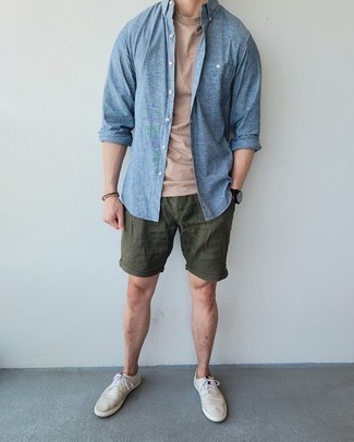 Short olive ONLY & SONS