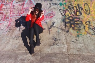 Chemisier à manches longues rouge Givenchy