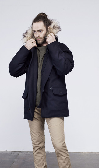 Comment porter un pantalon chino pour un style decontractés quand il fait froid