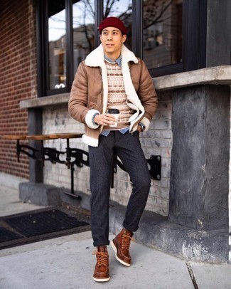 Comment porter un pantalon chino en hiver