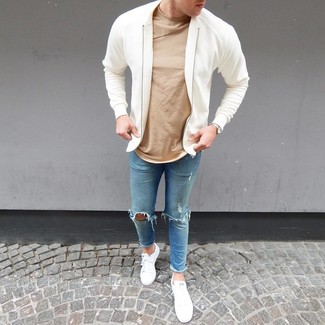 Comment porter un blouson aviateur transparent