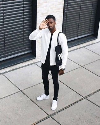 Comment porter un blouson aviateur transparent
