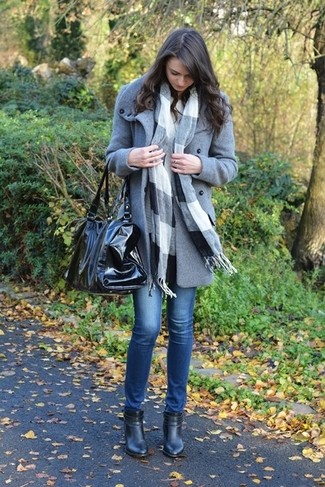 Comment porter un manteau avec un jean