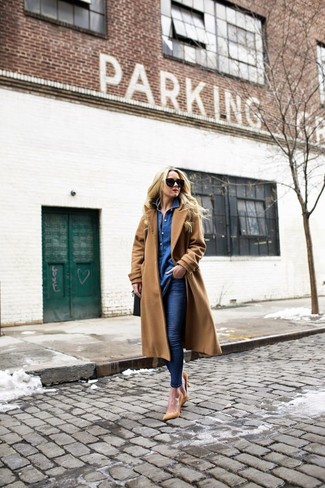 Comment porter un manteau avec un jean