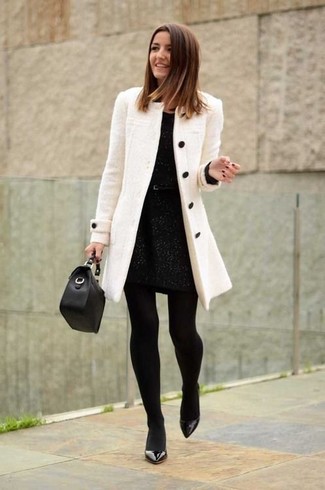 Comment porter un manteau avec des escarpins