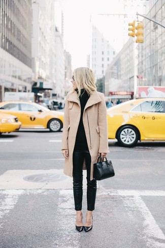 Comment porter un manteau avec des escarpins