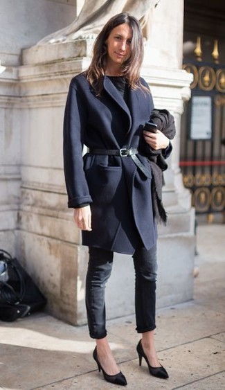Comment porter un manteau avec des escarpins
