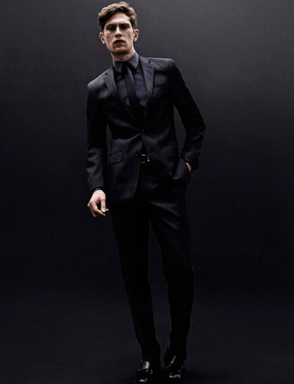 Cravate noire Dolce & Gabbana