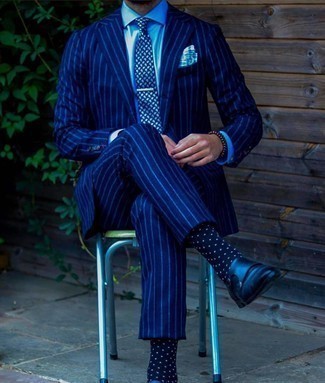 Chemise de ville bleu clair Karl Lagerfeld