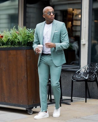 Comment porter un costume blanc et vert (38 tenues et looks) | Lookastic  France