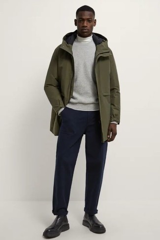 Comment porter un pull à col rond avec un pull à col roulé