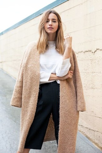 Comment porter une jupe-culotte quand il fait froid