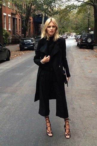Comment porter une jupe-culotte quand il fait froid