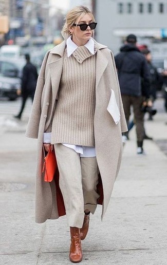Comment porter une jupe-culotte quand il fait froid