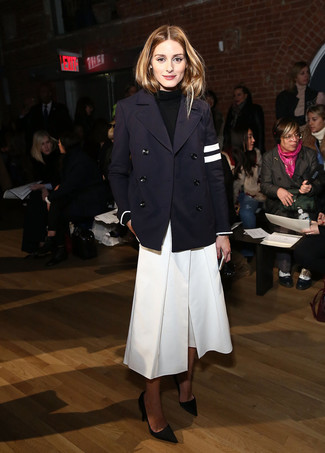 Comment porter une jupe-culotte quand il fait froid