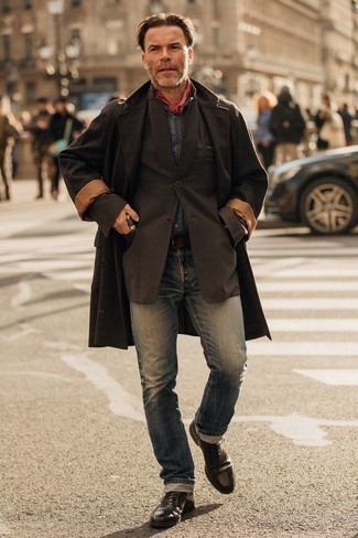 Comment porter des chaussures brogues marron foncé quand il fait froid après 40 ans