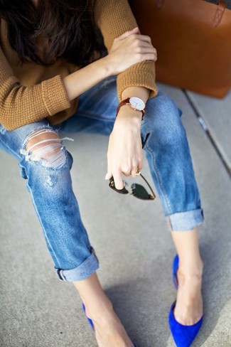 Comment porter une montre en cuir marron foncé