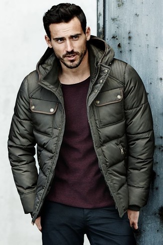Comment porter une veste vert foncé