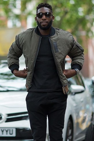 Comment porter une veste vert foncé
