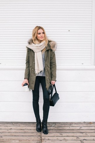 Comment porter des vêtements de dessus vert foncé