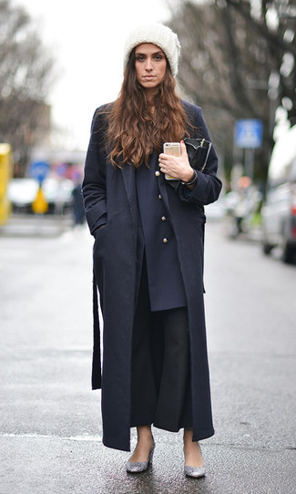 Comment porter un blazer croisé quand il fait froid