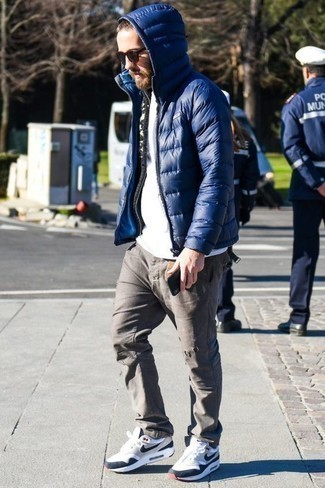 Veste légère bleu marine Giorgio Armani