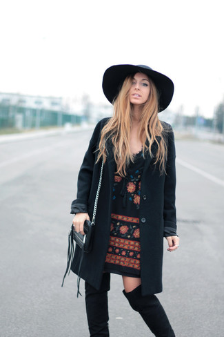 Comment porter une robe avec un manteau