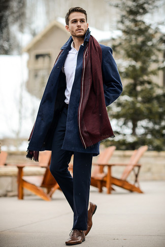 Comment porter une chemise de ville avec des chaussures richelieu
