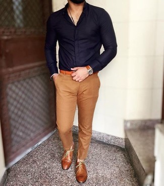 Comment porter une chemise de ville avec des chaussures richelieu