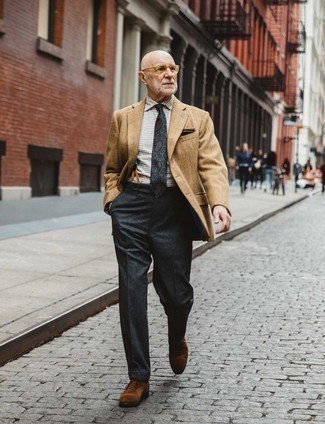 Comment porter une chemise de ville avec des chaussures richelieu après 60 ans