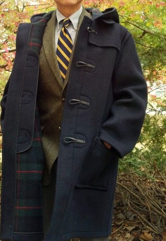 Comment porter un duffel-coat avec un pantalon de costume