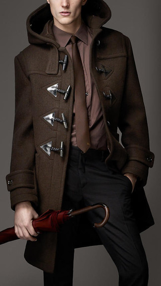 Comment porter un duffel-coat avec un pantalon de costume