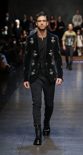 Comment porter une veste brodée