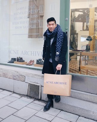 Comment porter une écharpe en vichy quand il fait froid