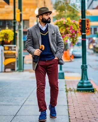 Comment porter un blazer en laine en vichy quand il fait frais