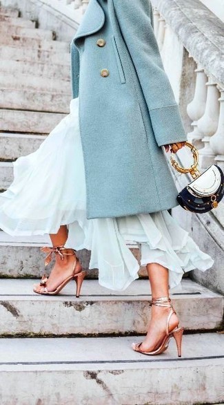 Comment porter une robe longue verte