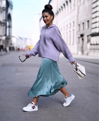 Comment porter une robe longue verte