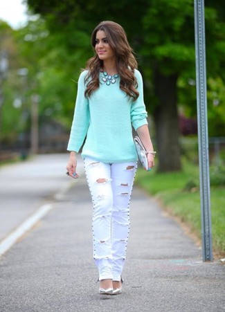 Comment porter un collier vert quand il fait chaud