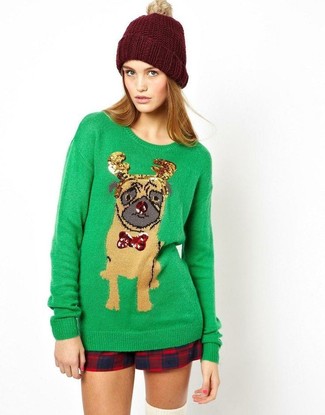 Comment porter un pull vert pour un style decontractés