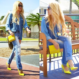 Comment porter des chaussures en cuir chartreuses