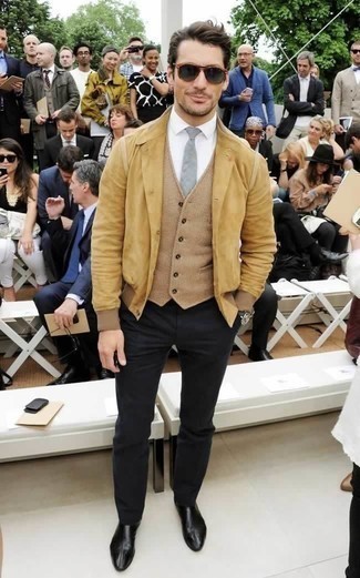 Comment porter une veste universitaire chartreuse